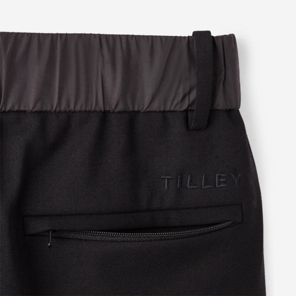 Tilley Pants, Tilley Endurables, Straight leg Wool Trouser, Size 14, Black, NWT - Picture 3 of 8